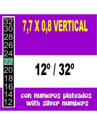 thermo  7,7 vertical silver